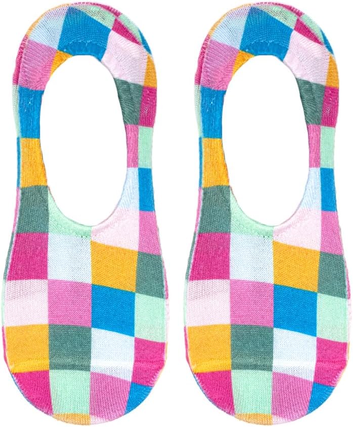 Living Royal Low Cut Liner Socks, Graphic Socks with Rubber Grip,Polyester, Plush - Fun Socks for Men and Women, Comfortable