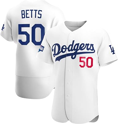 Betts Jersey de béisbol para mujer, versión Elite, con logo #50, diseño  elástico y transpirable, manga corta, camiseta de manga corta (S-XXXL) azul  M : Amazon.es: Ropa