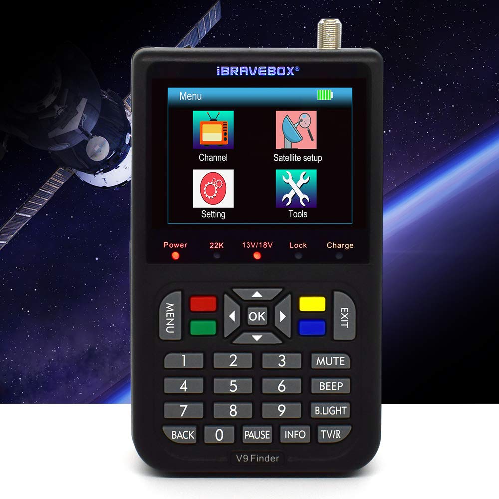 Détecteur de Satellite numérique, Compteur de Satellite, détecteur de Satellite LCD, Compteur de Signal Satellite numérique, détecteur de Satellite avec écran numérique LCD de 3,5 Pouces