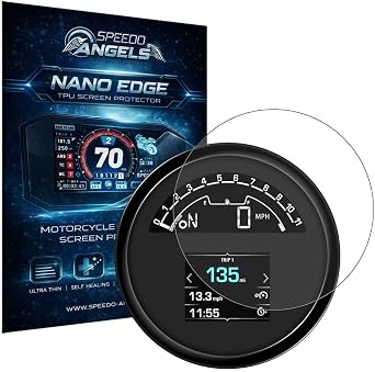 Speedo Angels NANO EDGE Screen Protector compatible with TRIDENT 660 2021- 3 x Ultra Clear