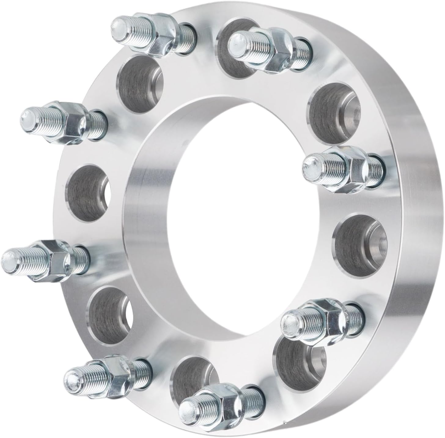 PHILTOP 1.5 inch 8x6.5 to 8x180mm Wheel Adapters with M14x1.5 Studs & 117mm Center Bore,4pcs Forged 8x165.1mm to 8x180mm Lug Wheel Adapter for Silverado 1500, Silverado 2500 HD