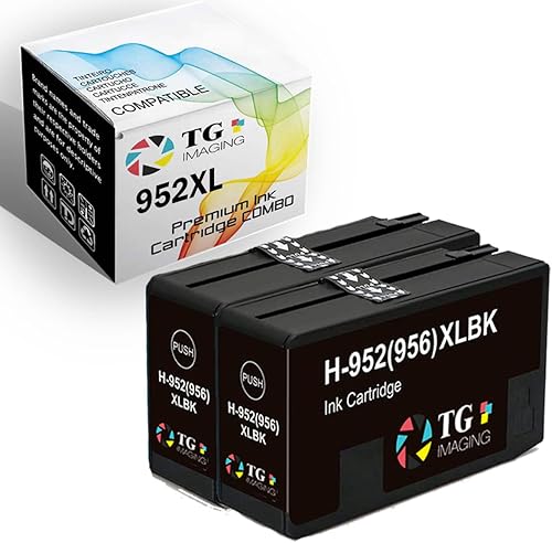 TG Imaging Cartucho de tóner compatible para impresora de inyección de tinta Officejet 7740 8720 7720 8720 8710 7720 8710 7720 (2 unidades, negro) disponible en Yaxa Guatemala