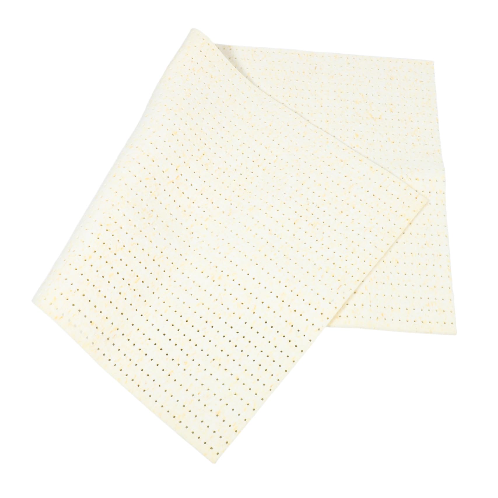 Cabilock Tappetino in Spugna per Tavola da Stiro Beige 130x70 Cm | Tessuto Isolamento Ottimale, Asciugatura Rapida, per Pressatura Domestica e Professionale