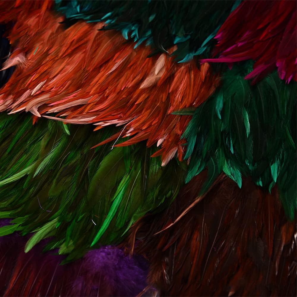 Trendy pluizige sjaal met franjes rood - Winter sjaal