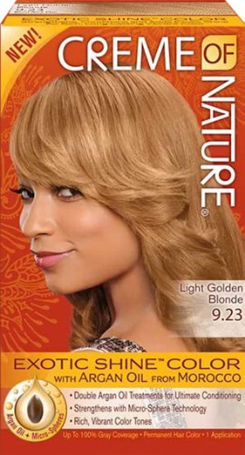 Argan Womens Gel Hair Colour 9.23 Light Golden Blonde