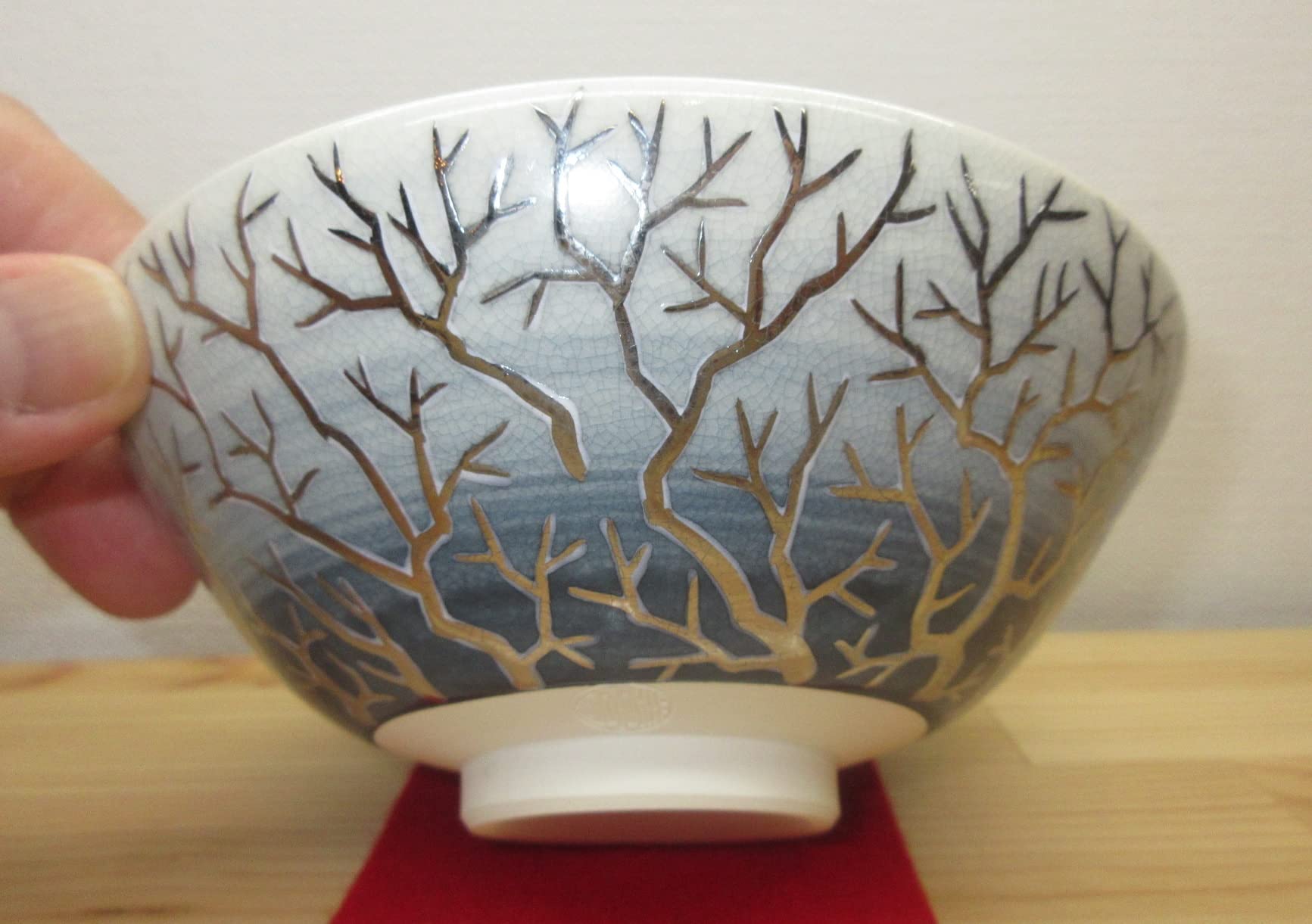 Amazon | 【逢絢亭】茶道具 茶碗 抹茶碗 平茶碗 京焼 仁清 珊瑚の図