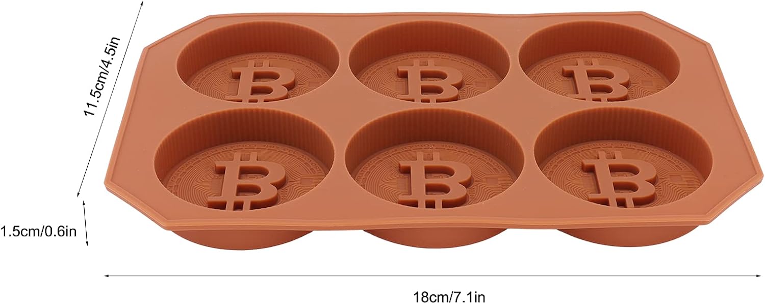 DJDK DIY ケーキ型、ケーキ型 DIY ビットコイン バーチャルコイン シリコンチョコレート ベーキングケーキ型 ケーキアイス  1個/3個ボールシリコン型 チョコレート型 シリコンボールケーキ型 丸型 半球チョコレート型 アイスキュ - Temu Japan