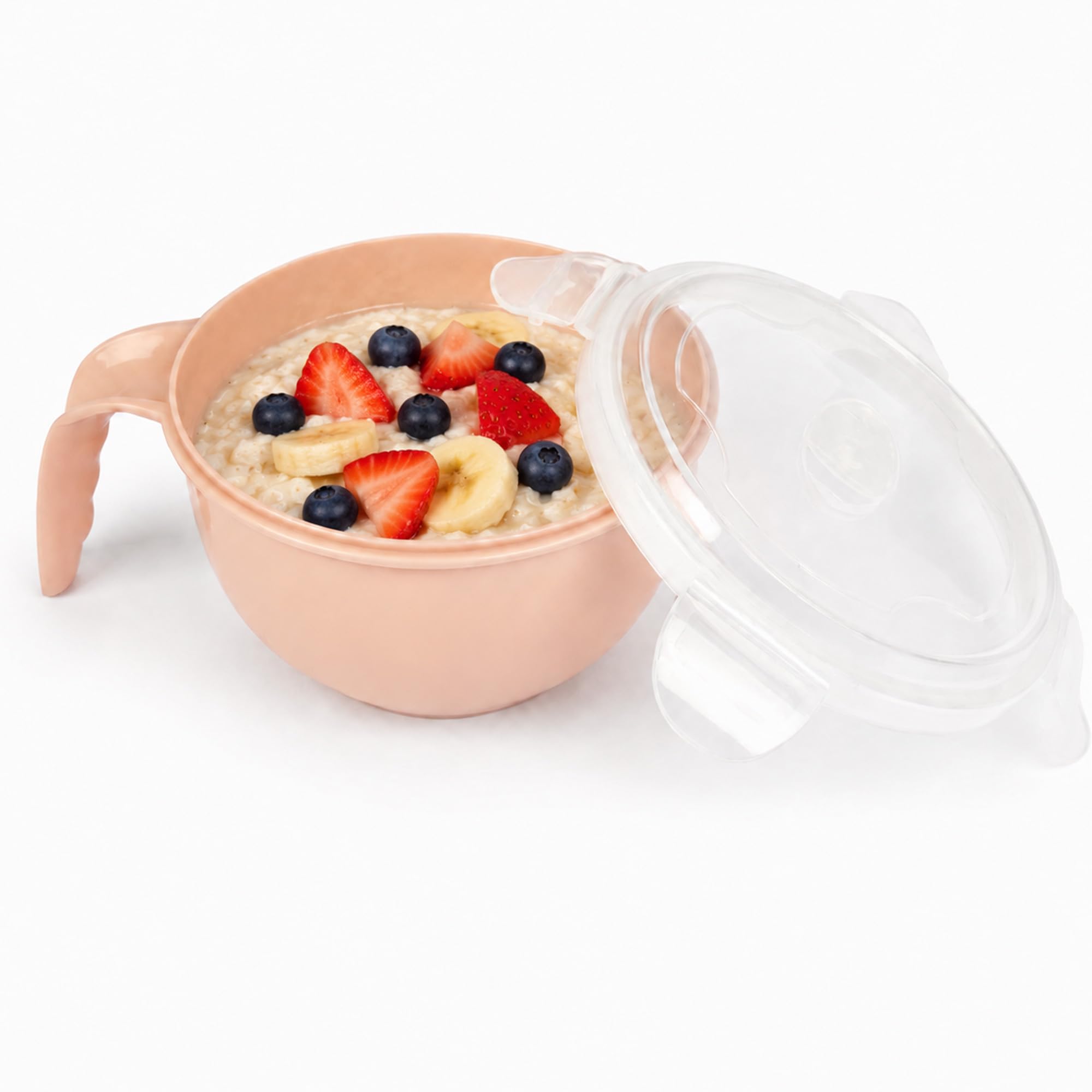 Navoys 1 Microwavable Food Bowl | Ideal for Soups, Pack Lunch, Travel, BPA Free 900ml with Airtight Lid and Handle, Dishwasher, Freezer and Microwave Safe