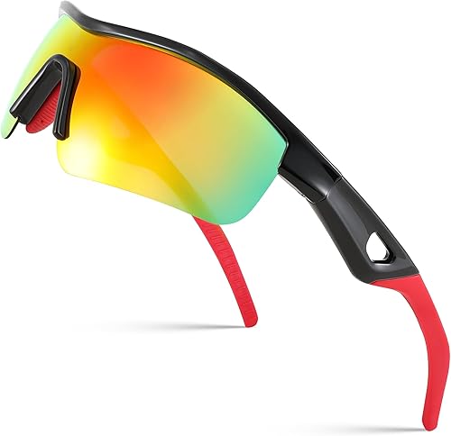 Miniatura 2 de FEISEDY Gafas de sol para hombre, gafas de sol polarizadas para ciclismo, UV400, deportes, béisbol, correr, pesca, senderismo, sombras B2372