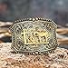 QQA Western Cowboy Belt Buckle Fashion Gold Eagle/Bull/Wolf/Cross and Prayer Horse Pattern Belt Buckles for Men Women