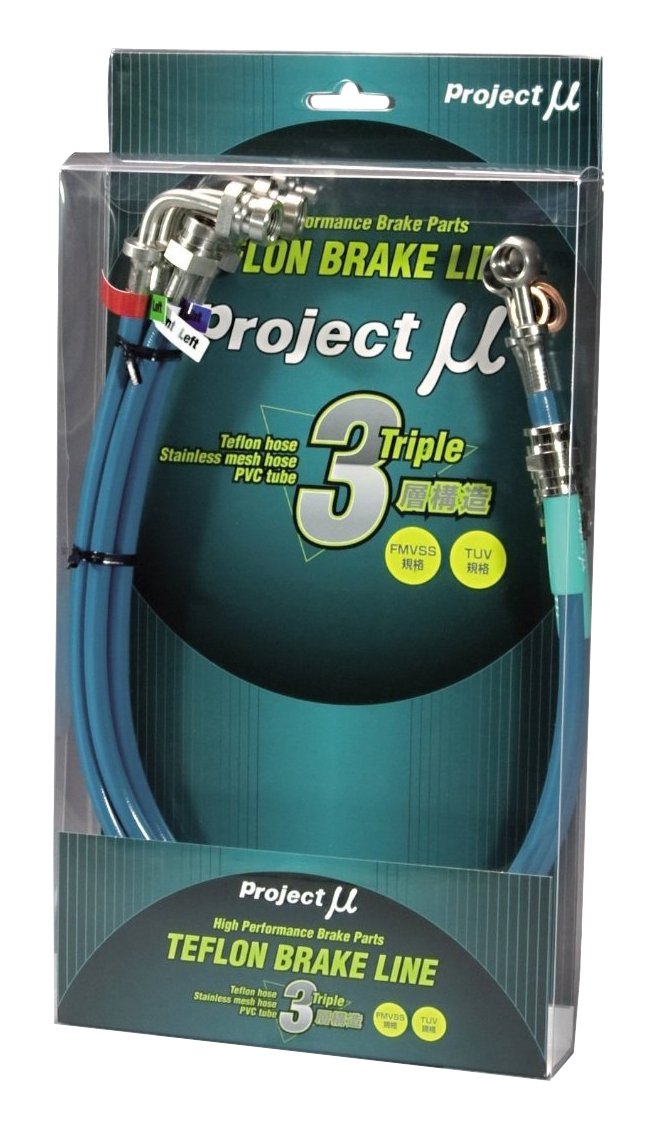 Projectμ BLS-004AS テフロン ブレーキライン スチール スモーク