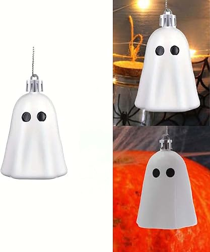 1 paquete de decoraciones de Halloween al aire libre, piezas colgantes de decoración de fantasma, decoración de fiesta de Halloween en interiores,