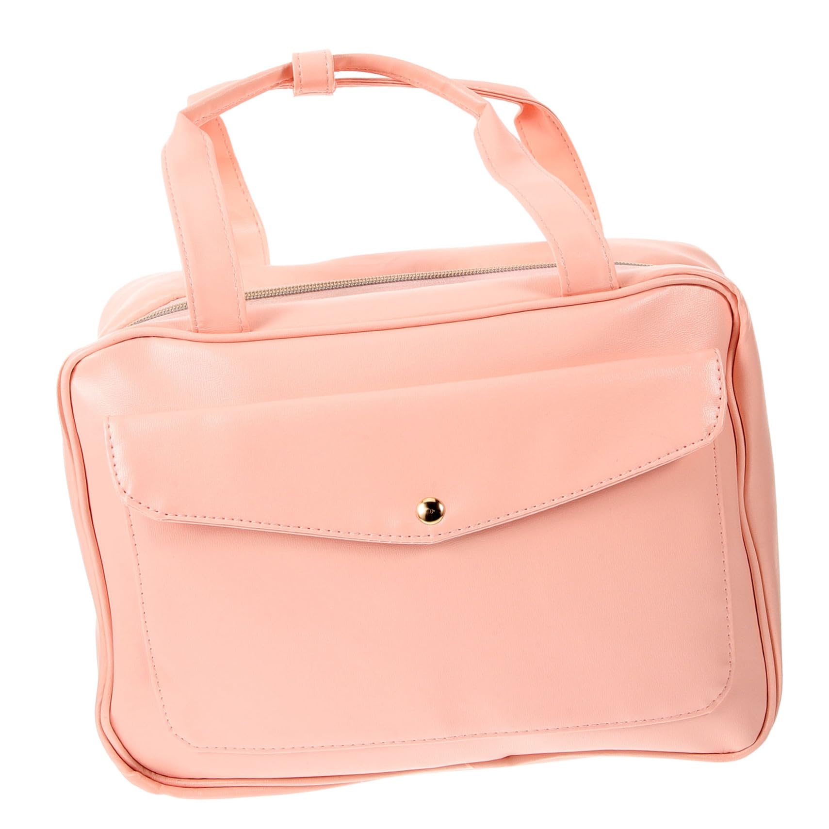 POPETPOP Trousse de Toilette de Voyage Grosse Capacité Multiples Compartiments Imperméable Suspendue en Cuir PU et Poignées, pour Voyage en Extérieur