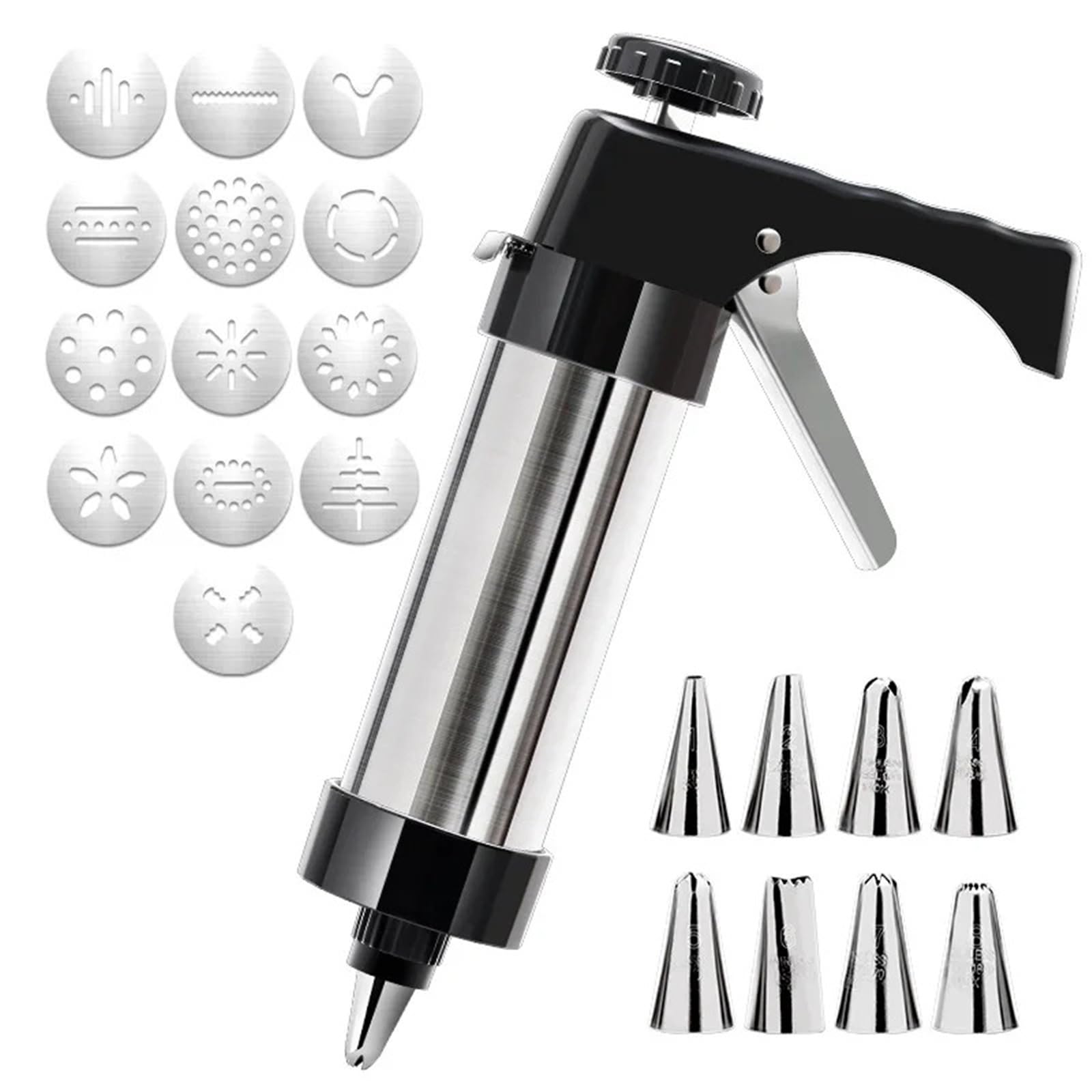 Pistolet à biscuits professionnel avec buses de glaçage