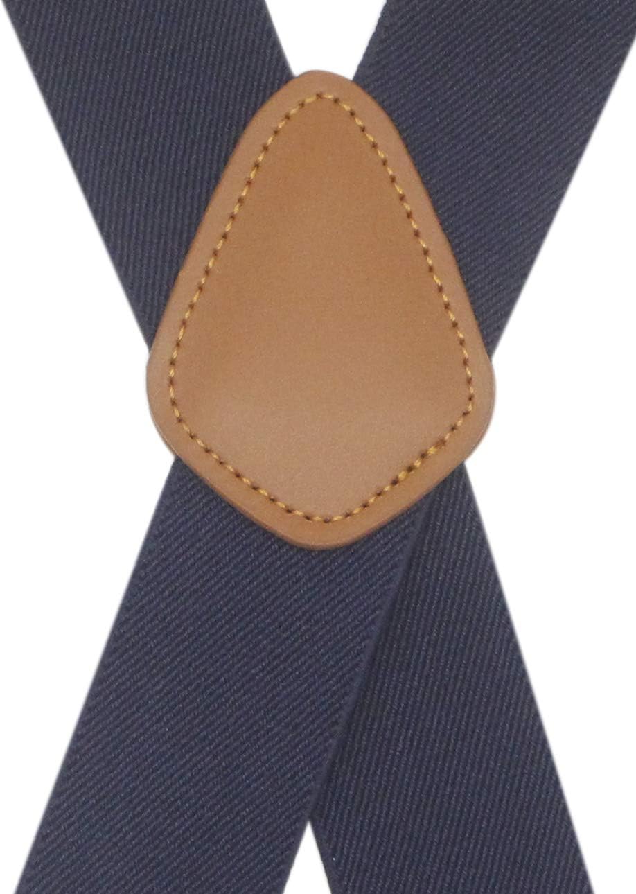 Timiot Mens Suspender 4 Swivel Strong Hooks Adjustable Braces Elastic Comfortable X Style Heavy Duty Strap - Image 2