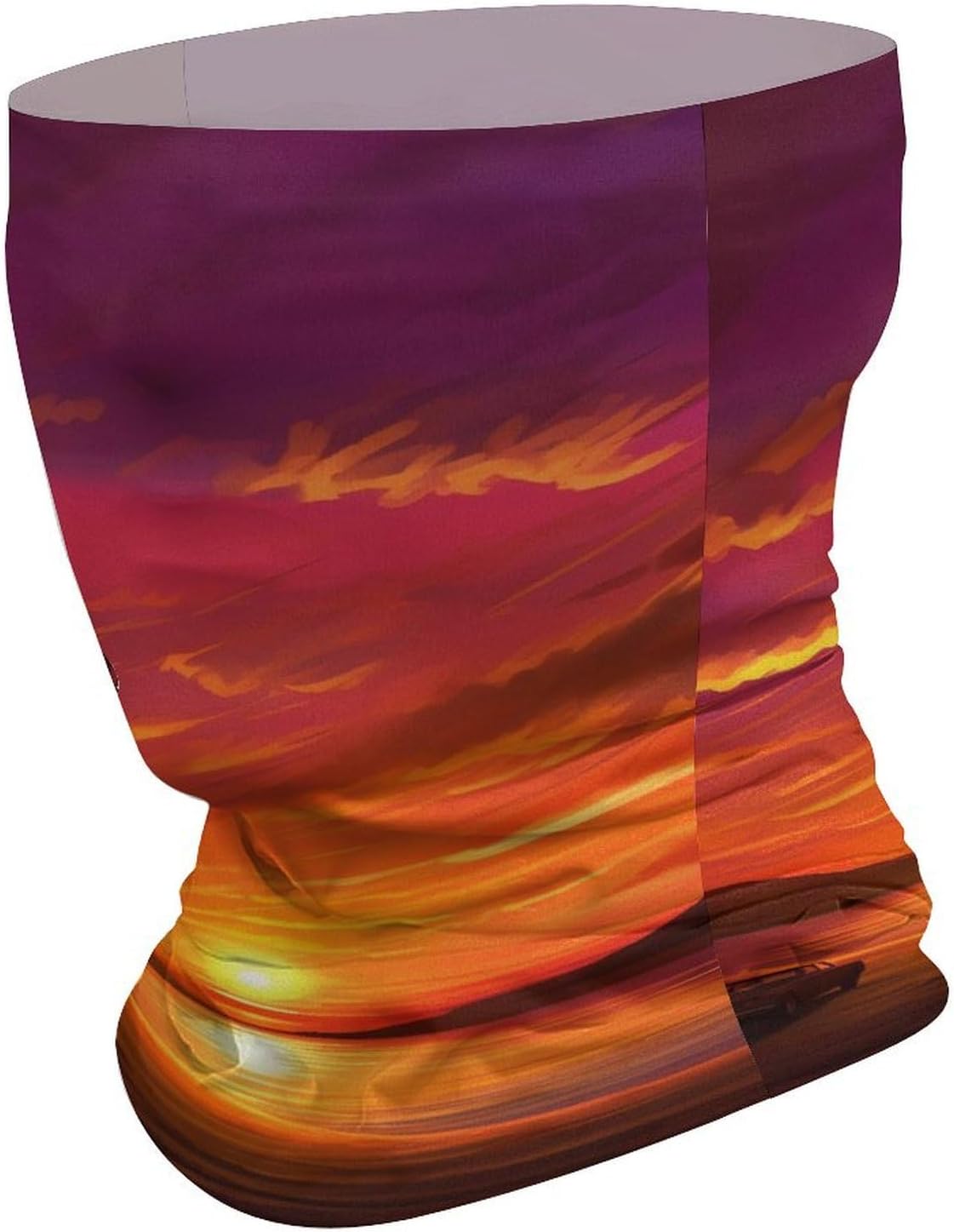 Sunset Winter Neck Gaiter Windproof Face Cover Scarf Stylish Warmer Bandana Cloth Soft Face Mask for Men Women Sun Cooling Scarf for Skiing Hiking Cycling