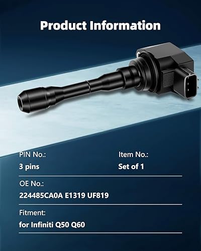 Vista 822 de ECCPP Bobinas de encendido portátiles de repuesto para automóvil compatibles con Infiniti I30/para Nissan Maxima 3.0L V6 2000-2001 Reemplazo