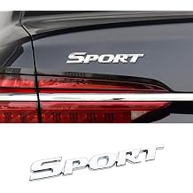 1 Pc Car 3D Sport Sticker Suitable for Skoda Octavia Combi RS 4 IV NX5 I 2020-2024, Auto Badge Stickers,for Trunk Side Fender Rear Tailgate,Weatherproof Rustproof,Silver