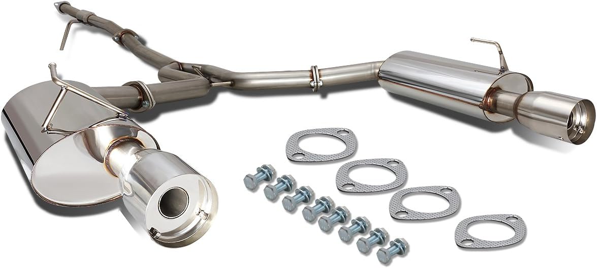 DNA MOTORING CBE-NM04V6-D Cat Back Exhaust System [Compatible with 04-08 Nissan Maxima]