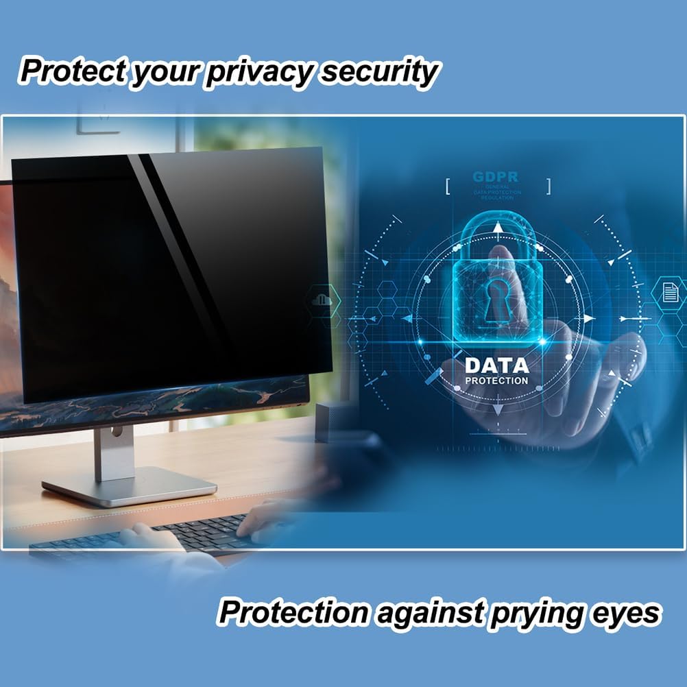 34 Inch Computer Monitor Privacy Screen for 21:9 Widescreen Monitors, Anti-Spy Display Security Private Shield, Reduce Glare & Blue Light Blocking PC LED Monitor Anti-Scratch Protector Film