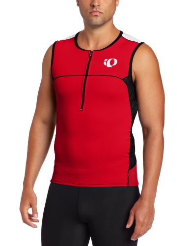 Maillot Pearl Izumi Elite Inrcool Tri sans manches textile respirant ultra léger homme