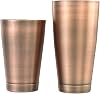 Barfly M37009ACP Cocktail Tin, Set 18 oz and 28 oz, Antique Copper