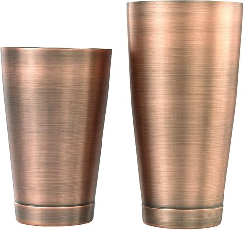 Vista 82 de Recipientes Barfly M370 para cóctel, Latas de cóctel, Acero inoxidable, Tiki