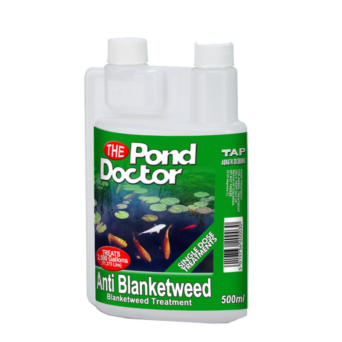 TAP POND DOCTOR ANTI BLANKETWEED WEED KOI FISH ALGAE TREATMENT FILTER GOLDFISH (500ML)