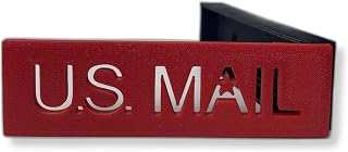 Sleek Mailbox Flag Kit – Slim ASA Plastic Replacement Flag for Brick & Stone Mailboxes, Universal Front Mount, UV & Weather Resistant, USPS Compatible