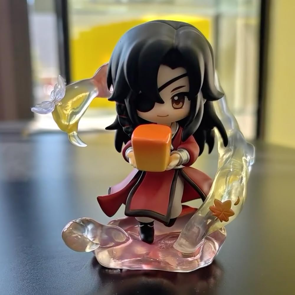 Hua Cheng Figur, 12,8 cm, Hua Cheng Anime-Statue, Modell, PVC, Schreibtisch-Ornamente, Geschenk-Kollektion für Fans