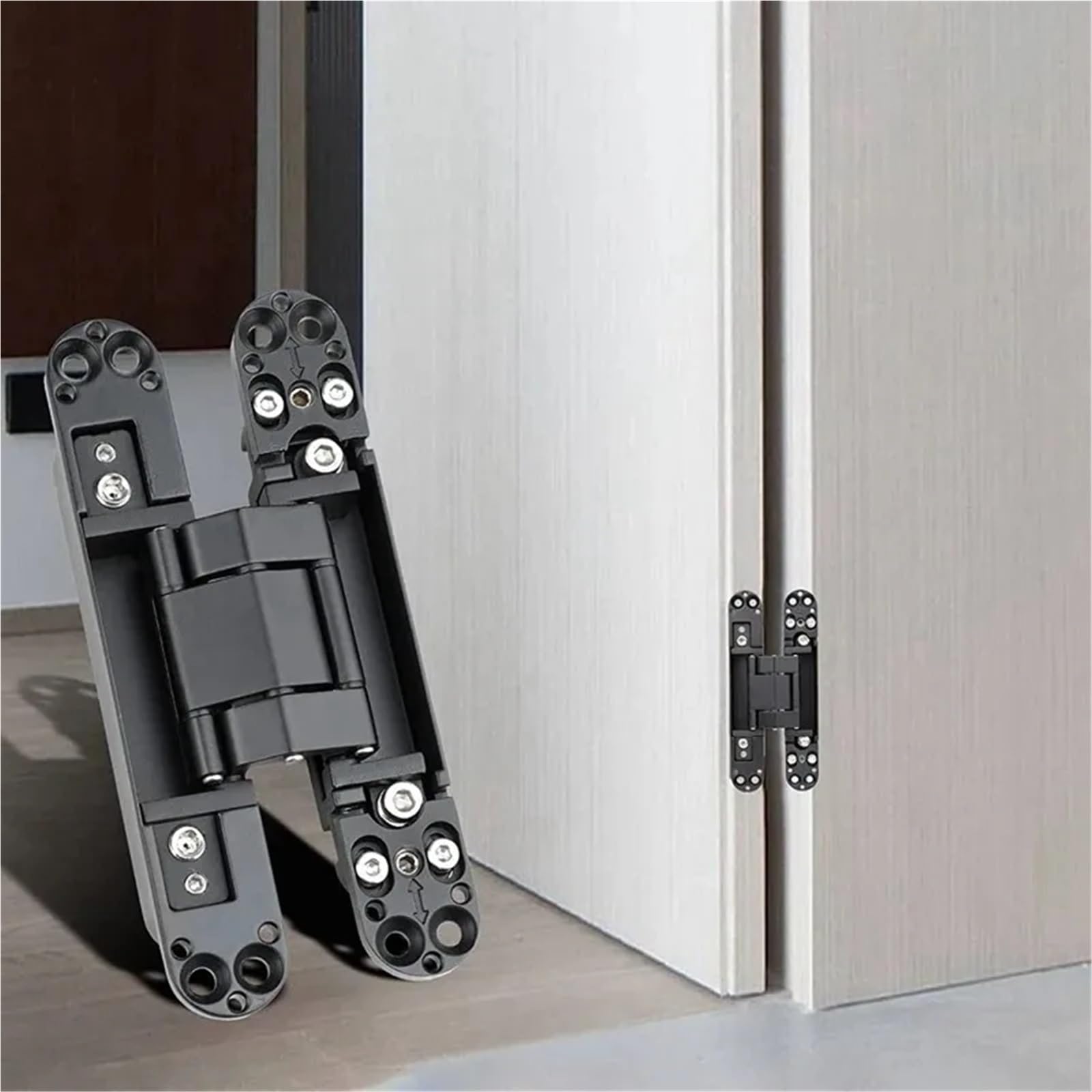 Cerniere Per Porte Porta a battente, accessori for mobili a , porta in legno nascosta, pieghevole, forma regolabile, capacità di carico 40-80 kg