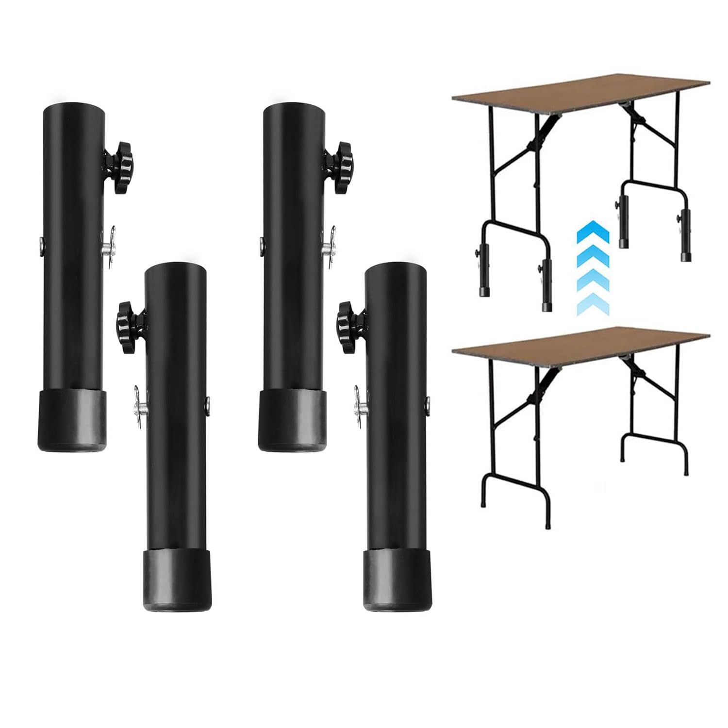 Extension pied de table réglable pour surélever vos meubles bas