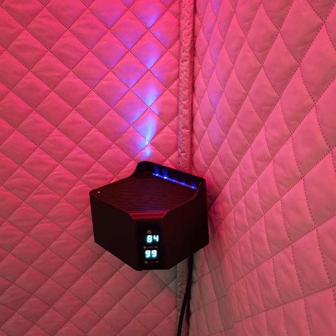 Calefactor Eléctrico Seco Portátil 1500W para Sauna, Ajustable miniatura 5