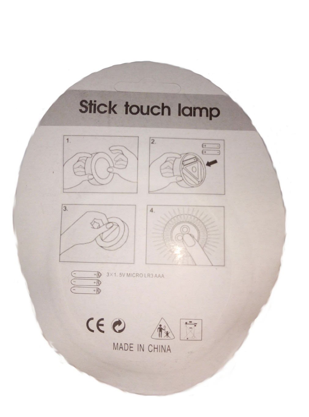 coche luz de lectura 5 * 4 LED Stick touch luces espejo luz delantera de emergencia linterna fácil de transportar