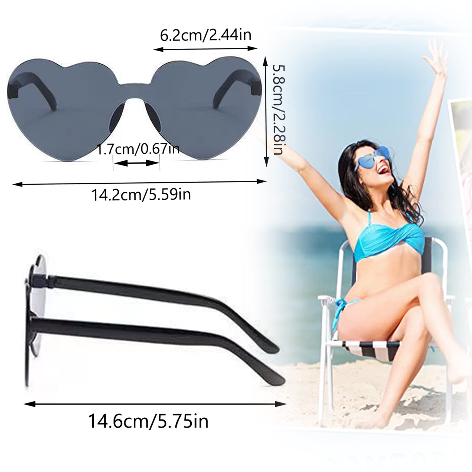 Mount Kumgang Party Sunglasses, Funny Hawaiian Glasses, Summer Party Photo Booth Props, Tropical Costume Favours - Image 2