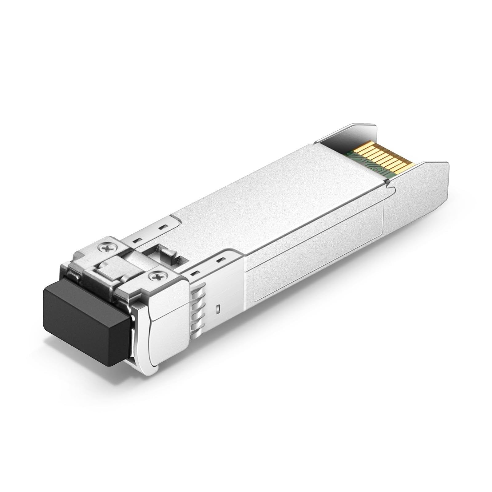 QSFPTEK 4Pack 10GBASE-LR 10G SFP+ modulo, 1310nm, 10km, DDM LC Mini-GBIC ricetrasmettitore per Cisco SFP-10G-LR, Ubiquiti UF-SM-10G, Mikrotik, Qnap NAS, D-Link