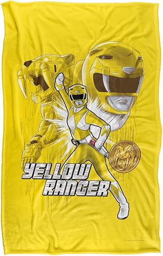 Vista 15 de Power Rangers Red Ranger - Manta sedosa al tacto súper suave, 36 x 58 pulgadas Ranger rojo