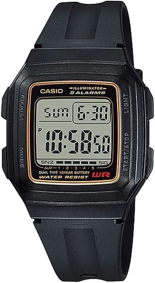 Relógio Masculino Digital Casio F201WA9ADF – Preto