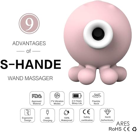Succionador Clitoris, Vibrador 9 Funciones Estimulador Del ...