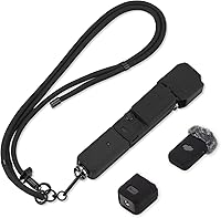 Vista 11 de Funda de silicona para bolsillo 3 y cordón para el cuello, funda protectora para lentes, resistente a los arañazos, ajustable, fácil de transportar