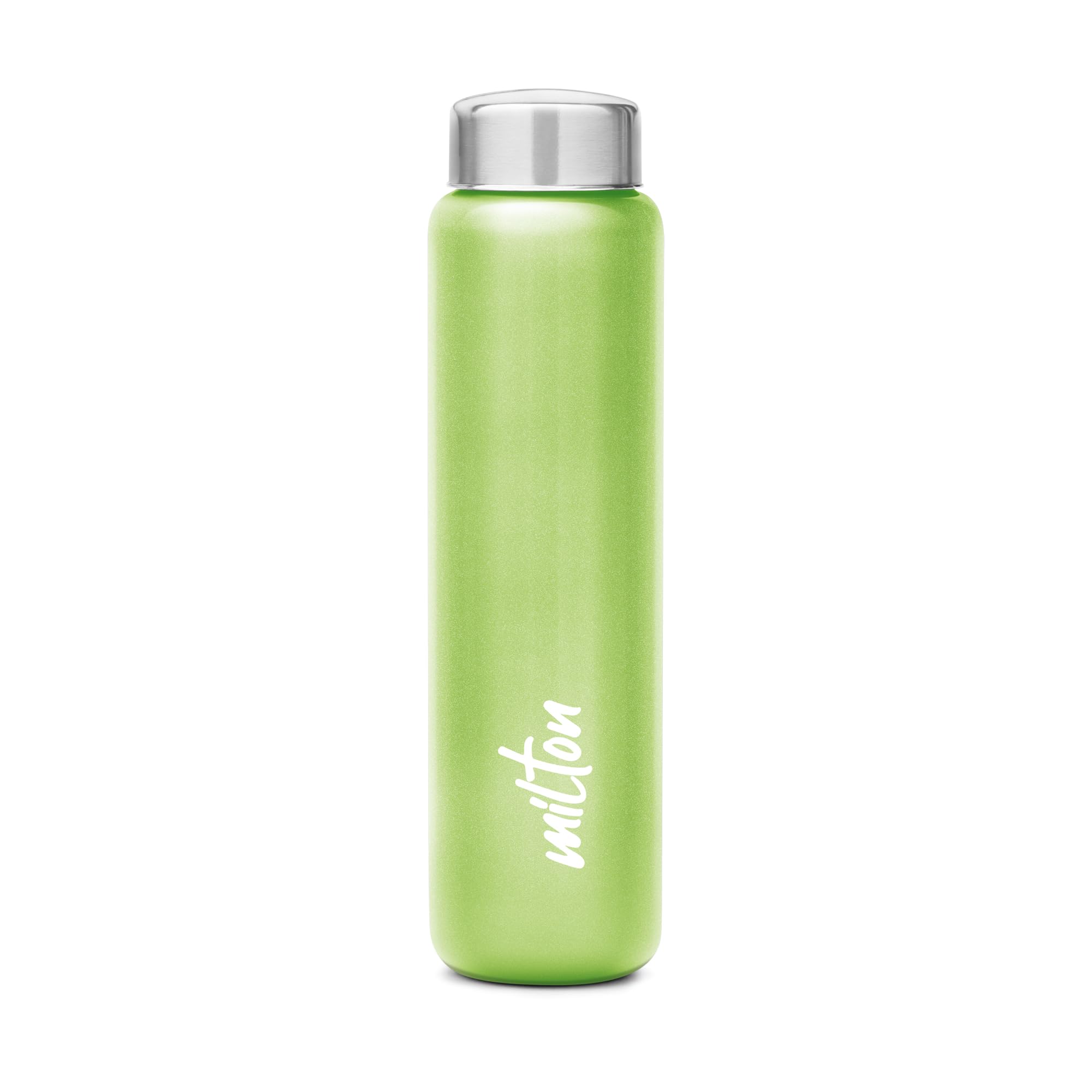 MILTON Aqua 500 Stainless Steel Water Bottle 485 ml, Single Walled, ISI Certified I Leak Proof Lid, Rust Proof I For School, Office, Gym I Light Pink — Amazon image 11