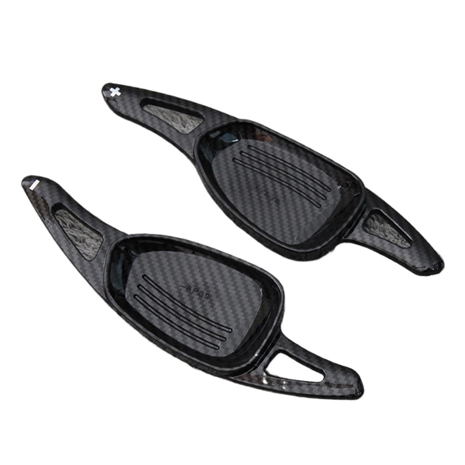 Zhangzhengyao Carbon Fiber Black Car Steering Wheel Shifter Paddle For Rs3 For Rs4 For Rs6 For Rs5 For Rs7 For S5 For Sq5 Car Steering Wheel Shift Paddle Extension(Carbon Fiber Black)