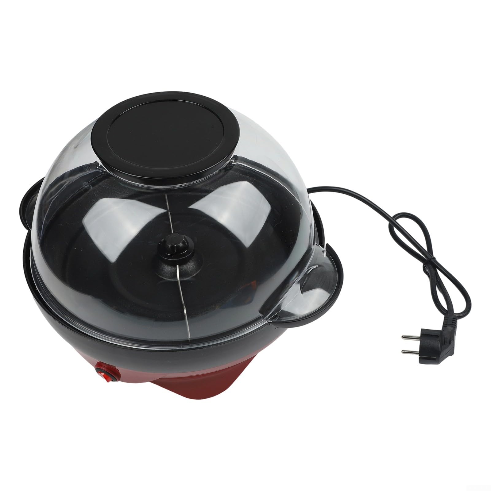 Macchina per popcorn elettrica con capacità di 24 tazze, stile retrò, con funzione di miscelazione, veloce e silenziosa, per la casa, facile da pulire grazie alla superficie antiaderente