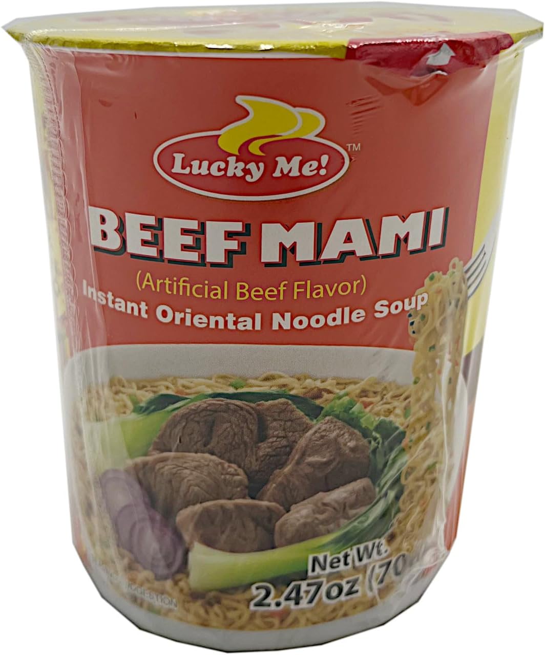 Lucky Me! Me Instant Noodle Soup Beef Mami, 70 g