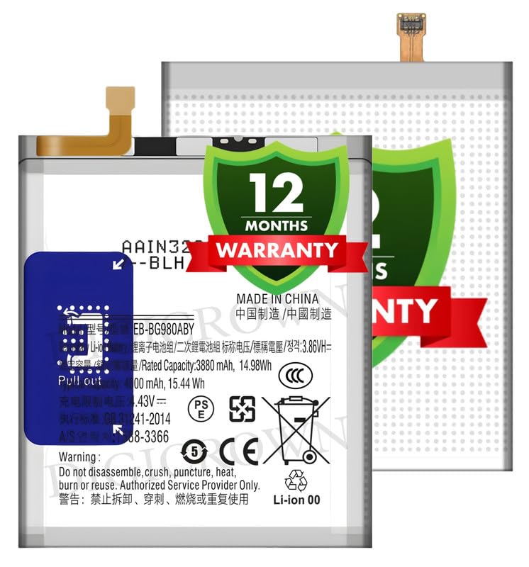 Image of Original EB-BG980ABY Battery Compatible for Samsung Galaxy S20 4G - (5000mAh) - 1 Year Warranty DF7