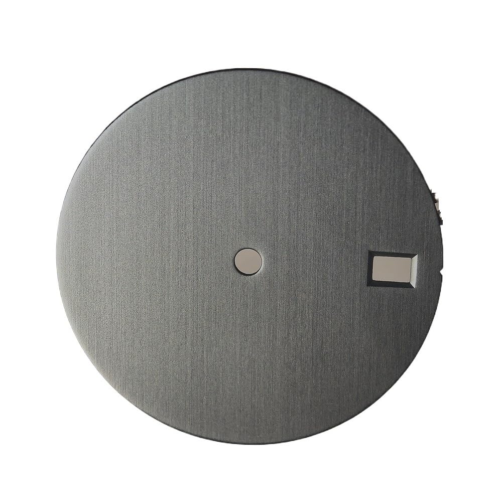 Casetlong 1pc 28.5mm Watch Dial Blank Watch Faces For NH35 NH36 NH34 Movement DIY Accessories None Single Double Calendar(Single calendar BK)