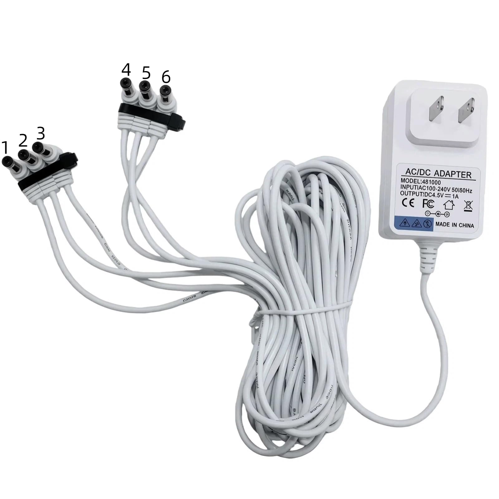 Photo 1 of LBJvsKD 4.5V Power Adapter for Lemax Village Accessories, 6-Output
