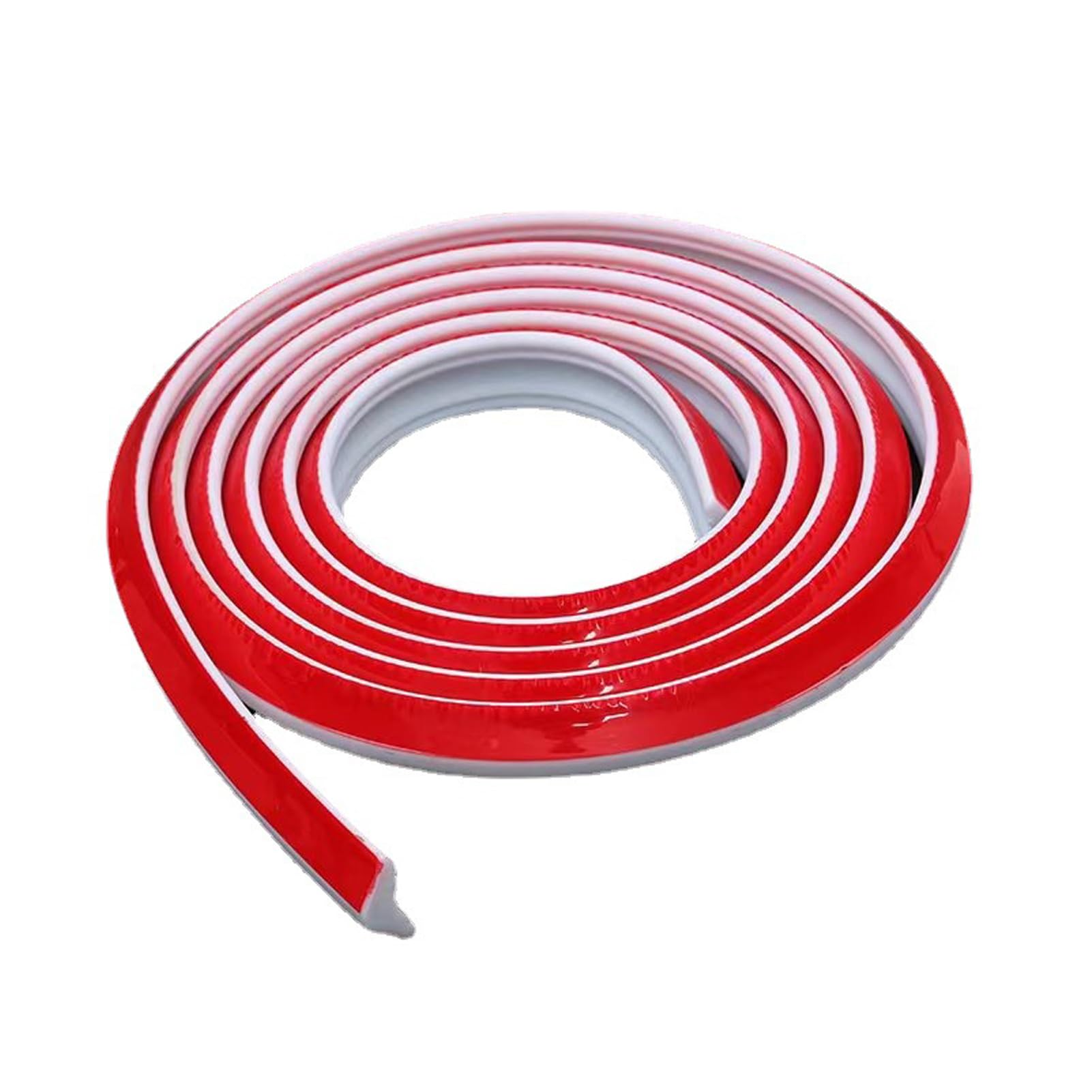 TPE Quadrant Trim, 3.5 Meters Self Adhesive Tile Trim Caulk Strip Molding, Flexible Laminate Beading Edging Strip,Trim Decoration for Skirting Board, Wall Corner, Wall Ceiling, Cabinet & Floor Edges