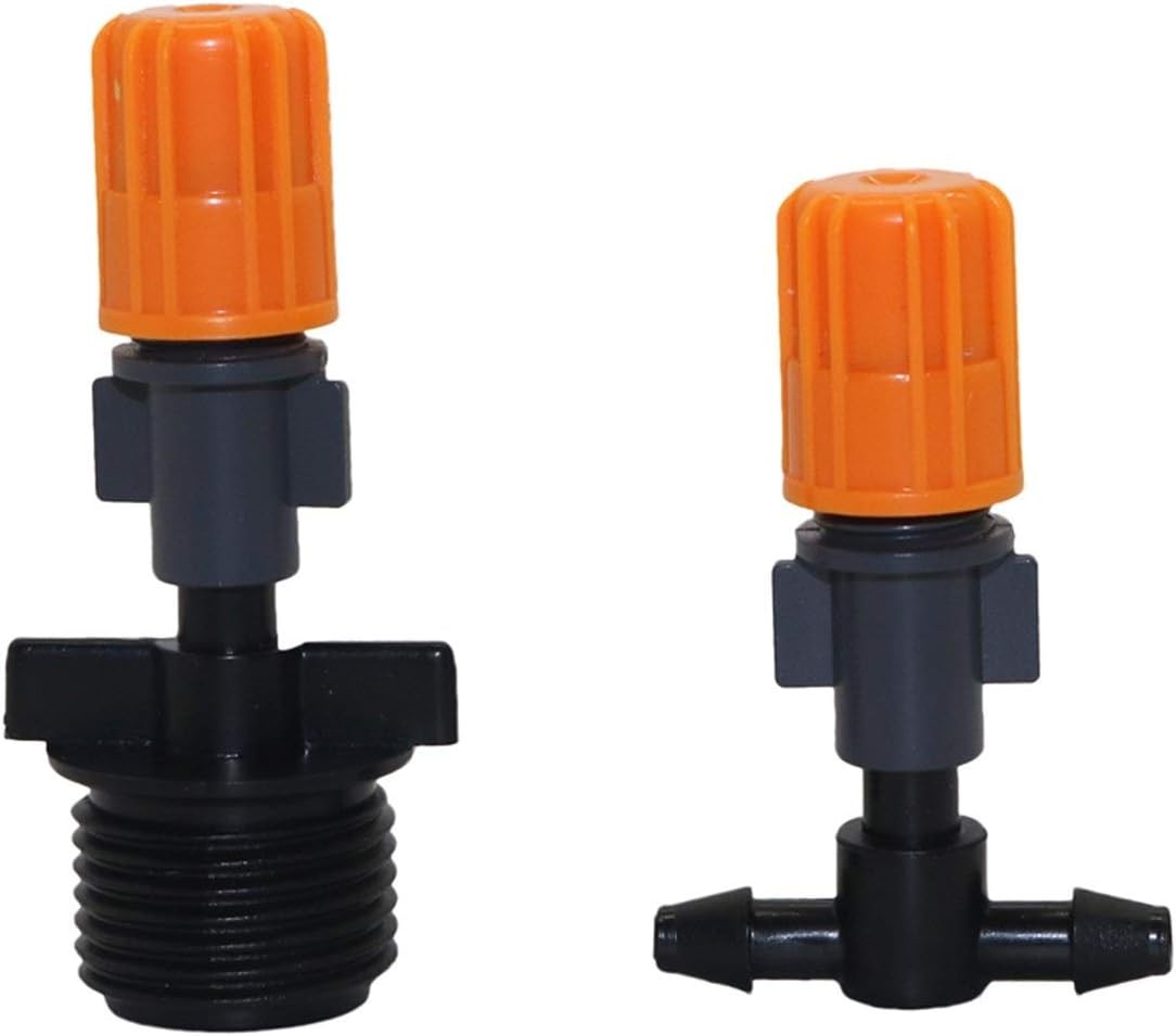 Gardening Watering System Tools Atomization Nozzle Greenhouse Atomization Nozzle Humidification System Garden Nozzle 100 Pcs (Color : Brown)