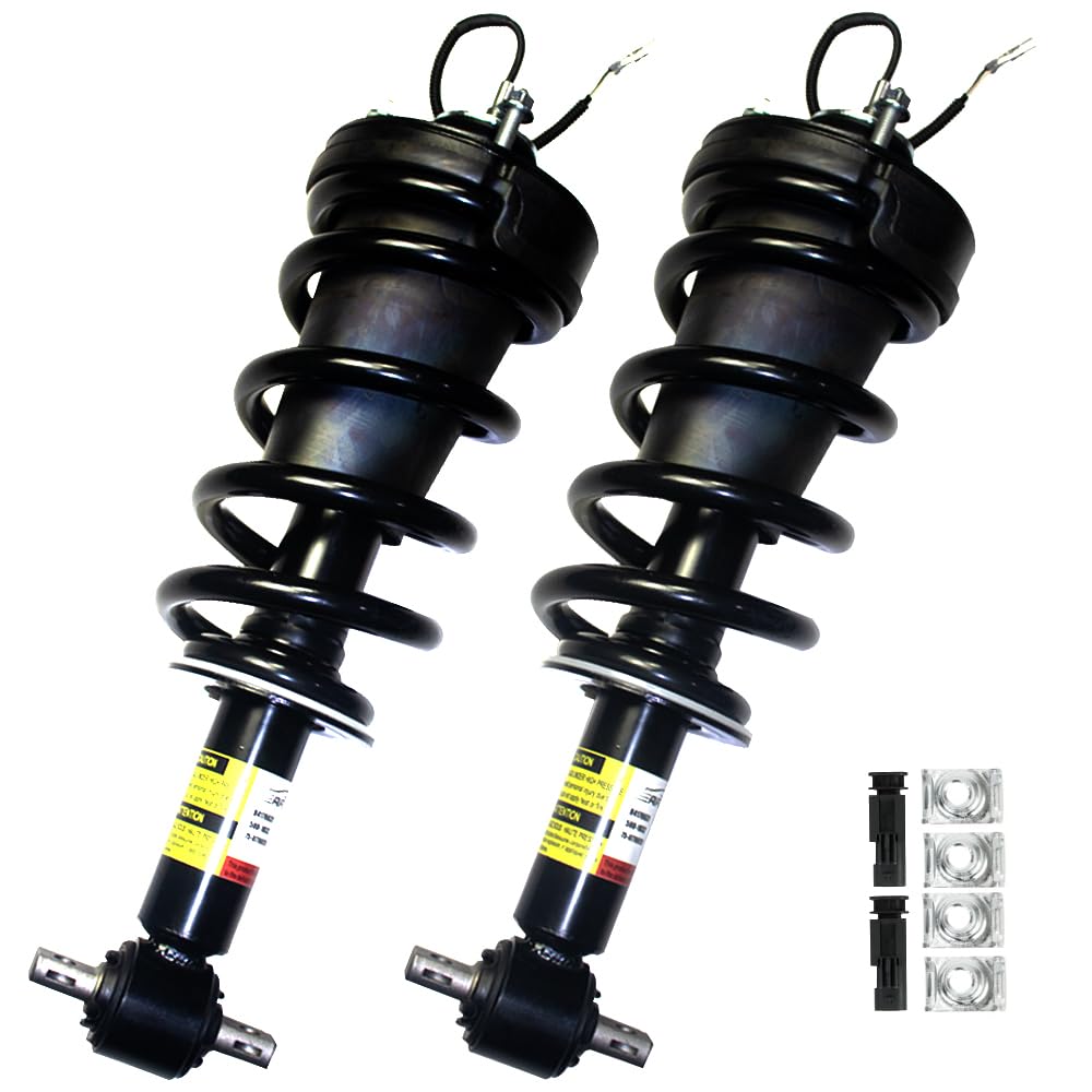 84176631 84977478 2 pcs front struts complete assembly shock absorber w/magnetic assy with spring for 20152016 2017 2018 2019 2020 2021 cadillac escalade tahoe suburban silverado yukon xl